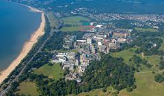 Swansea university from air