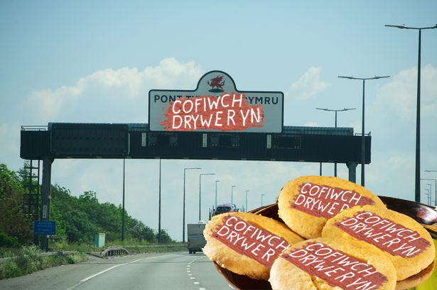 Cofiwch Dryweryn biscuits