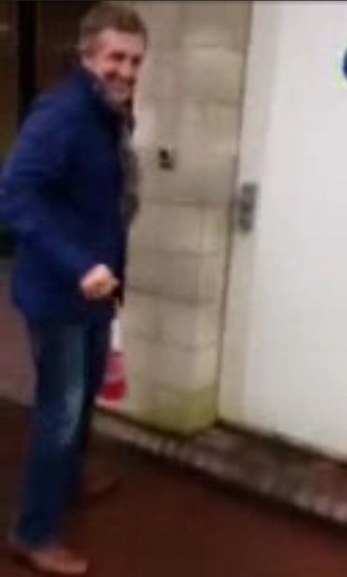 Jonathan Davies grins