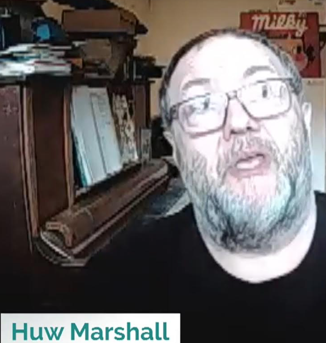 Huw Marshall on TV The National