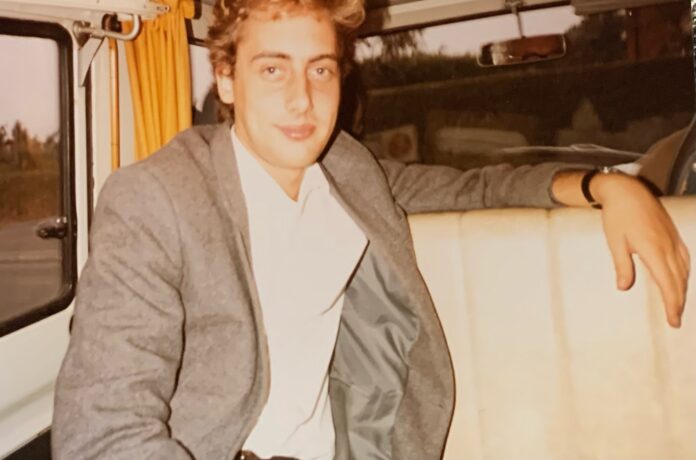 Phil Parry in camper van