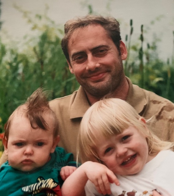 Phil Parry and children