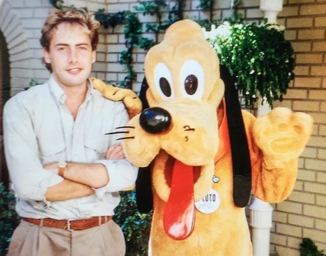 Phil Parry with Pluto
